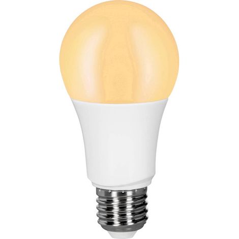 Ampoule à LED (simple) EEC: A+ (A++ - E) Müller-Licht 404001 E27 Puissance: 9 W blanc chaud 9 kWh/1000h (1/2)