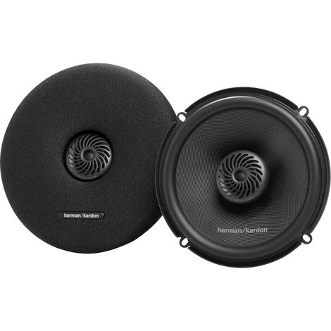 Compatible Harman Kardon FIT6 Haut-Parleur Coaxial Voiture 165mm (6.5") - 45W RMS Fibre de Verre Hi-Res 40kHz avec Grille (1/5)