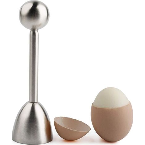 Le topper à œufs à l'oeuf en acier inoxydable en acier inoxydable cutter d'oeufs / coquille d'oeuf Craquette doit avoir un gadget (1/4)
