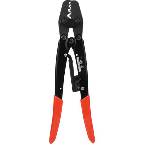 HS-8 Crimpzange, Crimpzange für Elektriker, 1,25-8 mm² 17-8 AWG für blanke Kabelschuhe (1/5)
