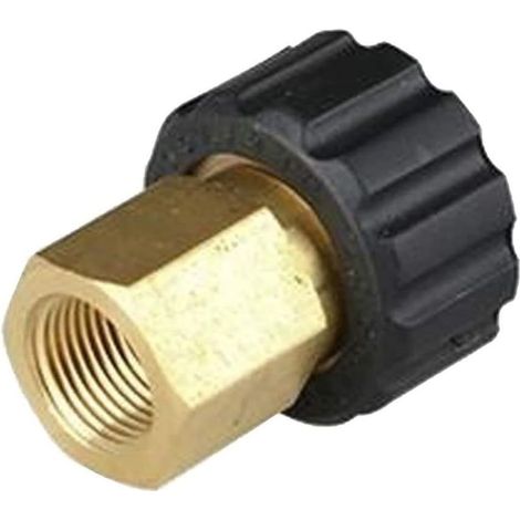 AGE Raccords de nettoyeur haute pression, raccords rapides de tuyau, adaptateurs, diamètre du raccord 14 mm M22 femelle G3/8 (1/4)