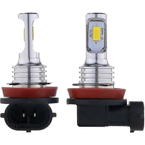 Kit d'ampoules LED jaunes antibrouillard H11 H8 H16 80W 4000LM 3000K (1/5)