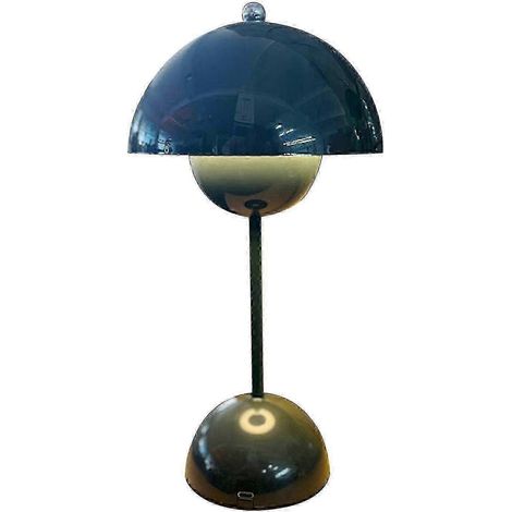 Lampe de table nordique danoise en forme de bouton de fleur rechargeable, langue scandinave