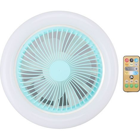 Ceiling fan with integrated light, 3 speeds, 3 color temperatures, 26 cm, remote control (1/5)