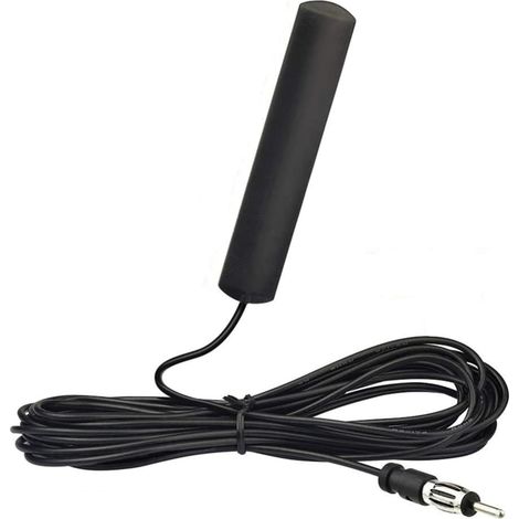 Radioantenne für Auto, LKW, Wohnmobil, SUV – AM-FM-Radioantenne, versteckte Windschutzscheibenantenne mit DIN-Stecker, für Fahrzeug-LKW-Stereoempfänger