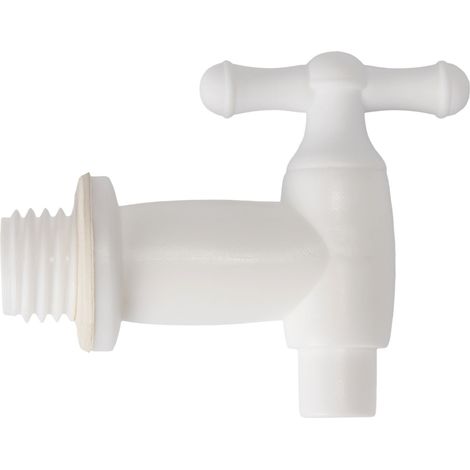 Garronda Fasshahn 3/4 Zoll – Robuster Wasserhahn für Regentonnen und Kunststofffässer, ideal für Gartenbewässerung, BPA-frei, HDPE, GD-0142