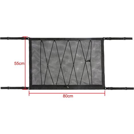 Filet de rangement portable pour toit de voiture, sac de rangement intérieur pour coffre de voiture, sac de rangement pour divers articles de coffre de voiture (1/5)