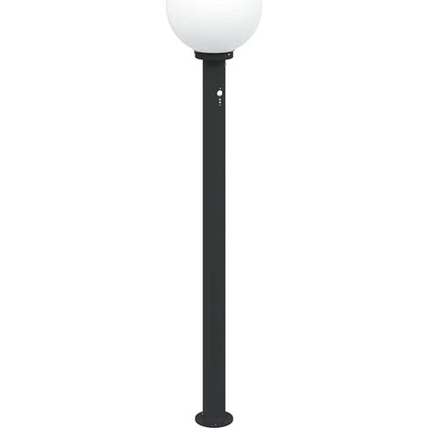 Baliza luminosa con sensor de 120 cm, color negro, IP44 vidaXL