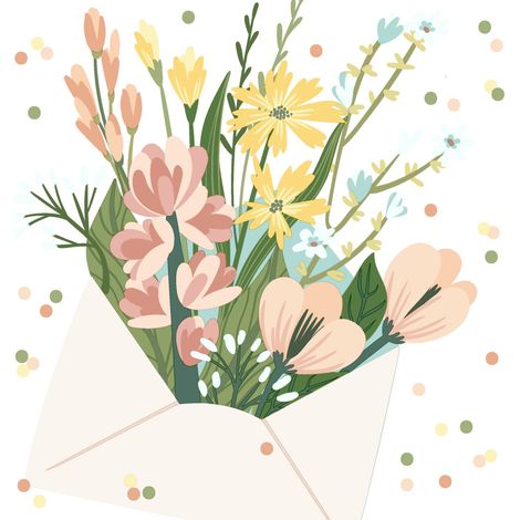 Duni Servietten flower message 33 x 33 cm - 20er Pack