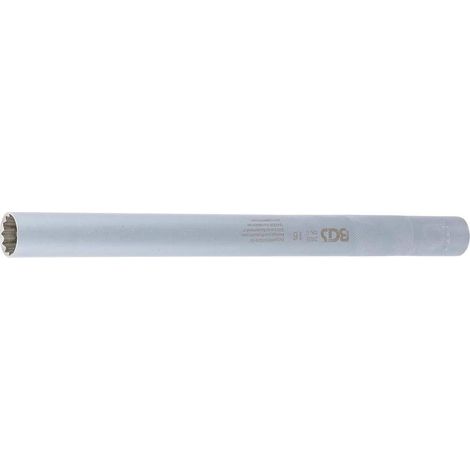 Douille de Bougie Extra Longue 10 mm (3/8) - 12 Pans, 16 mm - Précision et Durabilité, Acier, Zones Difficiles - D-Work (1/5)