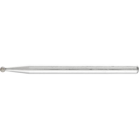 PFERD TOOLS Diamant-Schleifstift Kugel Ø2,0mm Schaft-Ø3 mm D91 (fein) zum Gravieren und Entgraten 5 Stk (1/5)
