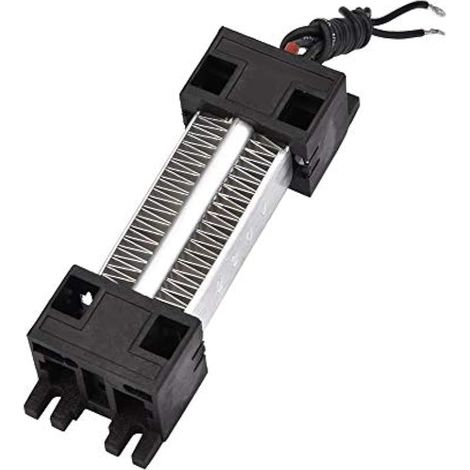 Élément chauffant 220V 100W avec résistance en céramique isolée, Chauffage à air en céramique thermostatique (1/5)