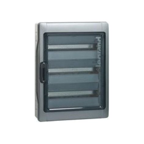 Coffret étanche Plexo³ 3x12 modules avec embouts à perforation directe prémontés IP65 IK09 - Gris - LEGRAND