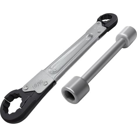 Kit de Clés D'arrêt D'angle pour Outils de Plomberie, Outil de Démontage D'équipement de Pipeline, pour Installer de Nouvelles Butées D'angle de Compression et Retirer L'anneau (1/5)