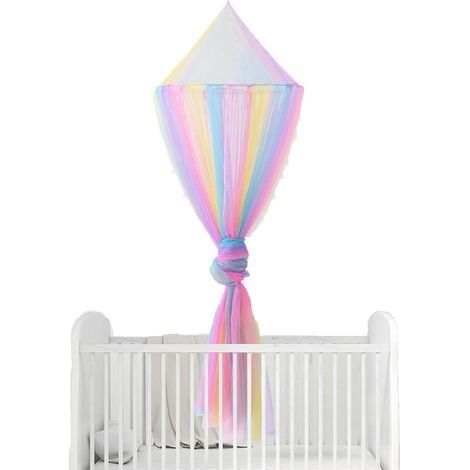 Moustiquaire, dôme arc-en-ciel, moustiquaire pour bébé, rideau de lit anti-moustiques, rideau de lit pour bébé (1/4)