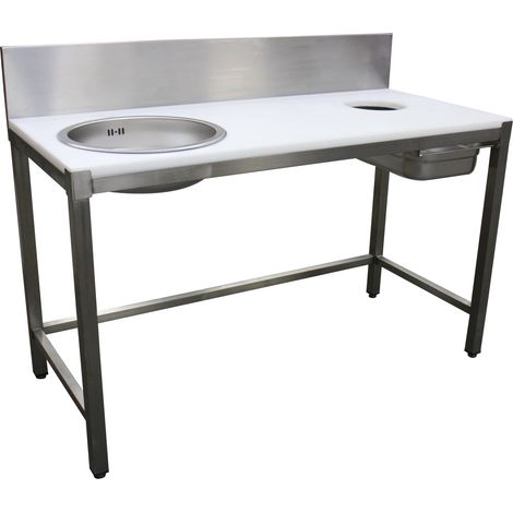 Combiné de Préparation Poisson 1 Bac Inox - L2G