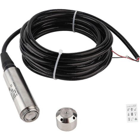 Capteur de niveau d'eau YB2JF, transmetteur de profondeur 0-10m, sortie 4-20mA, câble 5m, alimentation 12-32VDC, détecteur de liquide submersible, précision fiable pour réservoir et puits.