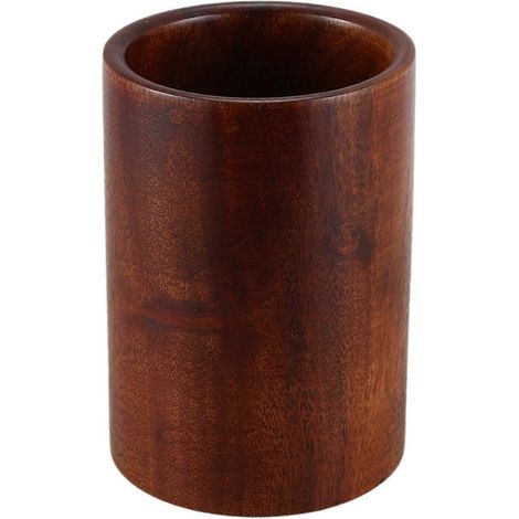 Porte-ustensiles en bois pour cuillères et spatules, 8,6 x 8,6 x 12,7 cm (1/5)