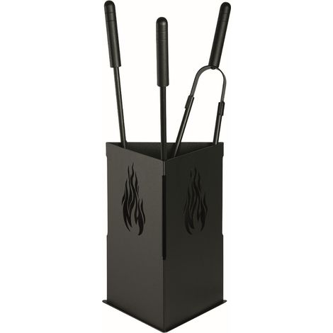 Serviteur de cheminée avec 3 accessoires Galnar Edilinox (1/4)