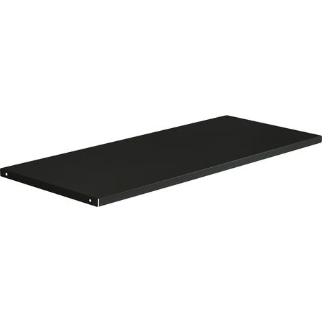 Étagère métallique pour armoire de bureau, 900 x 20 x 360 mm, noire