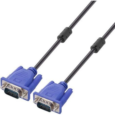 Câble VGA 15 broches mâle vers mâle pour écran d'ordinateur - 1.5m (1/5)