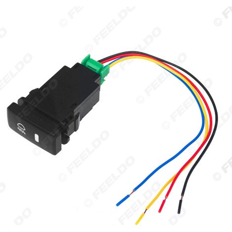 Suitable for older Toyota models, 10-pin switch for fog lights/daytime running lights/work lights (12V + wire). (1/5)