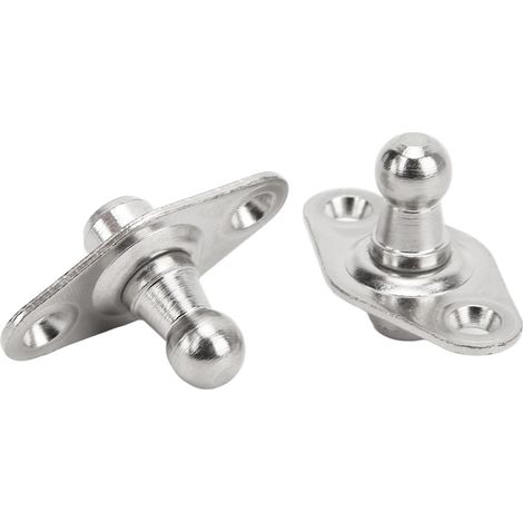 Paire de fixations pour vérin à gaz, embout rotule 10mm, applications multiples pour bateaux et caravanes (1/5)