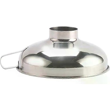 Entonnoir à large ouverture en acier inoxydable pour conserves, filtre, entonnoir à confiture, entonnoir à vin multifonction, ustensiles de cuisine (1/5)