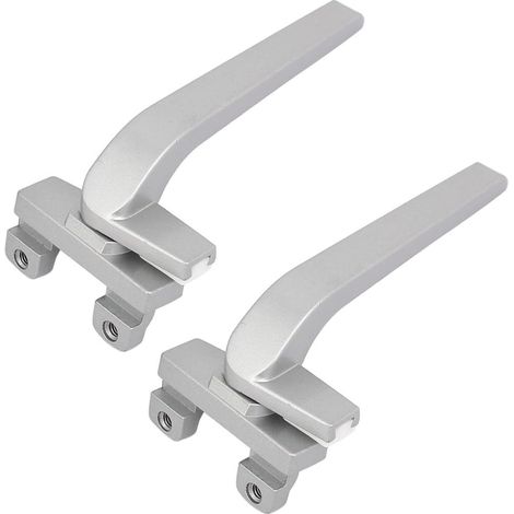 Poignée à verrouillage pour fenêtre à battant, longueur 125 mm (1/5)