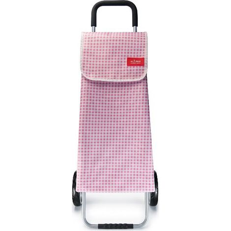 Sac Pour Poussette Marché Vichy Rose Design Rétro Chic, Grande Capacité - Rebel