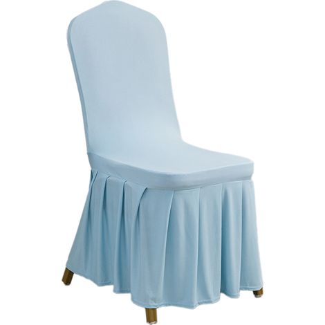 Housse De Chaise - Élastique Spandex - Résistante Aux Taches Et Aux Froissements - Convient Pour Hauteur Du Dossier 45 À 60 Cm - Lot De 1 (1/5)