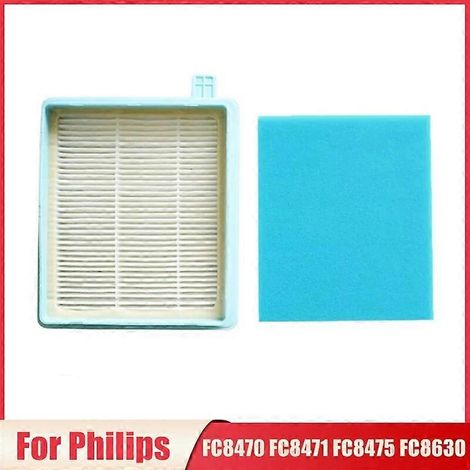 Accessoires pour aspirateurs Philips FC8470, FC8471, FC8475, FC8630, FC8645, FC9320 et FC9322 : pièces de rechange pour filtres HEPA professionnels (1/5)
