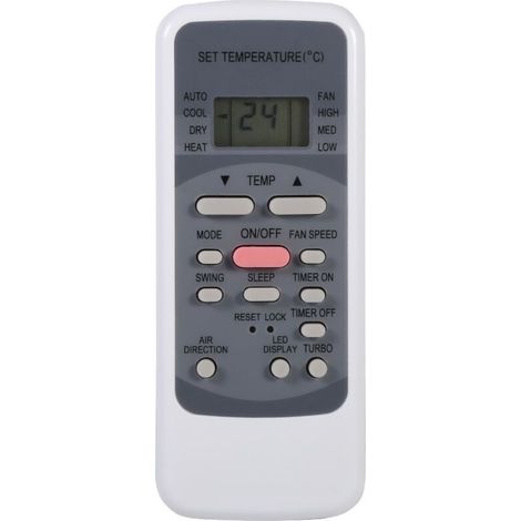 Annadue Ersatzfernbedienung für Klimaanlagen, Universal-Fernbedienung für Midea R51-Serie R51/E R51/CE R51M/CE R51D/E R51M/BGE R51M/BGE (1/5)