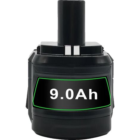 Batterie de remplacement, capacité 6000mAh/9000mAh, 18V Lithium-Ion, compatible avec Ryobi, 1 PCS 9.0 Batterie (1/2)