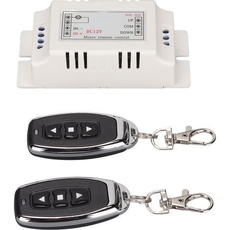 Interrupteur sans fil 433MHz, kit émetteur-récepteur universel pour portes de garage, lumière et commande à distance 12V DC (1/5)