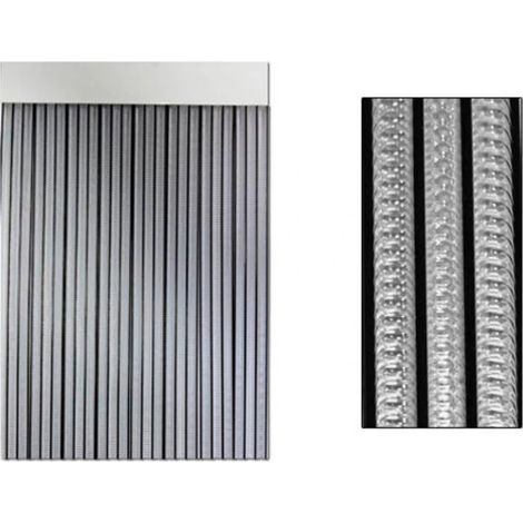 Türvorhang aus Dueroband 90x210 Nr. 7 schwarz-transparent 11406D