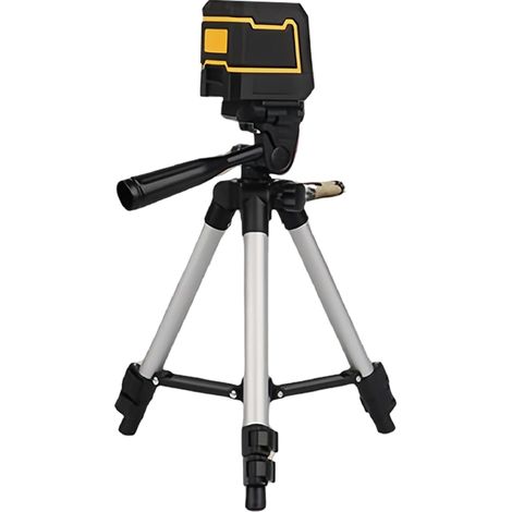 Niveau Croisé avec Support Niveau à Lignes Croisées Intérieur avec Support Kit de Mise à Niveau pour Sol Carrelage Plomberie Fenêtre Placard (1/5)