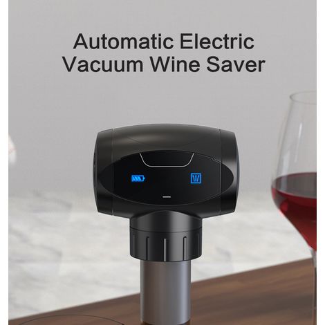 Pompe à vide électrique pour bouteille de vin avec bouchon - Voir la bouteille de vin-AquaForge (1/5)