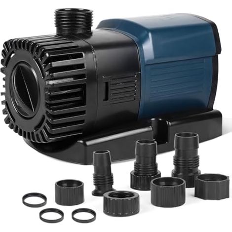 Pompe à eau submersible 38 W 5800 l/h avec filtre intégré, longueur maximale du câble : 5,2 m, longueur du câble : 10 m, pour aquarium avec contrôleur externe (1/5)
