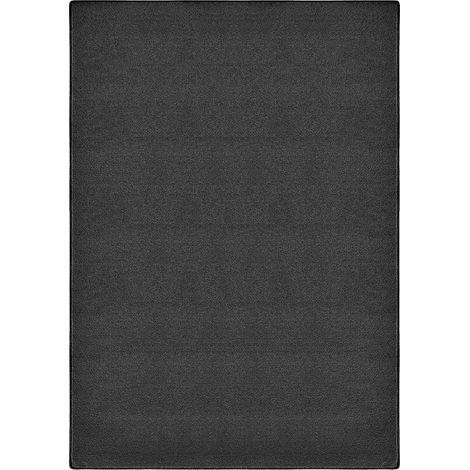 Tapis de salon et de chambre Dynasty Gris anthracite 80 x 150 cm (1/3)
