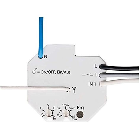 Busch-Jaeger 6701-101 receptor radio blanco compacto