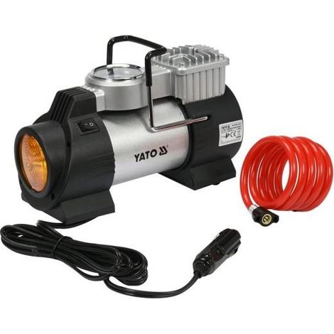 YATO KOMPRESSOR / MINI KOMPRESSOR MIT LED LAMPE 180W (1/4)