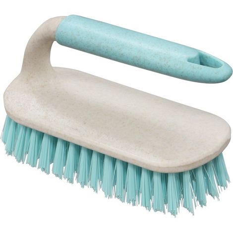 Pro Clean Anti-Bacteria Scrubbing Brush with Handle, Blue (1/4)