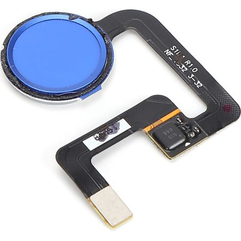 Capteur d'empreinte digitale avec bouton retour et connecteur flexible pour Google Pixel/Pixel XL - Bleu (1/5)