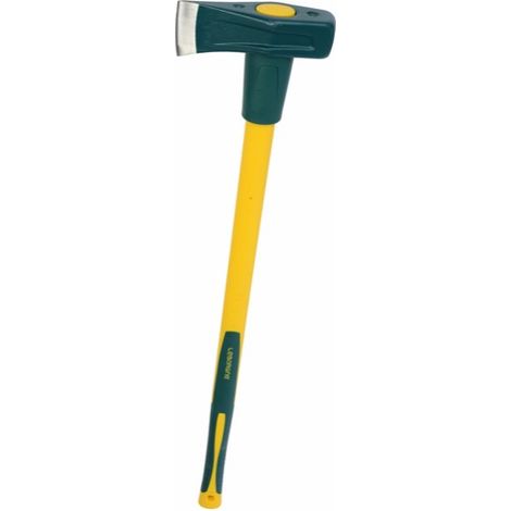 Leborgne – Fendeuse à bois manuelle 2,5kg – Manche novamax droit 90cm – Tête en acier forgé pour refente bûches inférieures à 50cm – 231256