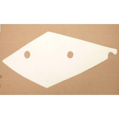[JAMAIS UTILISE] Autocollant stickers blanc cache lateral arriere pour moto