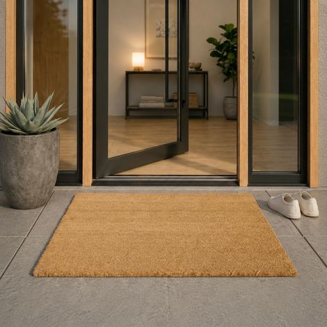 Alfombra de coco de 80x120 cm - Natural