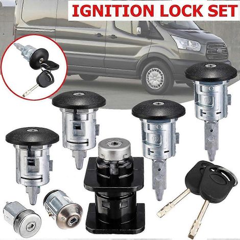 Juego de 7 llaves para cerraduras de puertas de coche 4359018 1C1A-V22050-Ba para FORD IT Mk6 2000 2001 2002 2003-