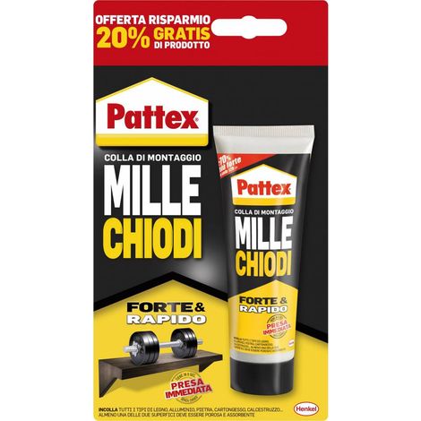 PATTEX MILLECHIODI FORTERAPIDO 100 G BLISTER Q.TA 12