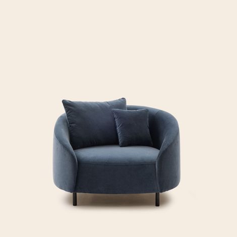 Fauteuil en Revêtement en velours JULIKA
